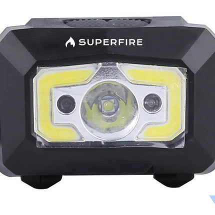 Headlamp Superfire X30 – 340lm USB 5 modes 130m Head flashlights