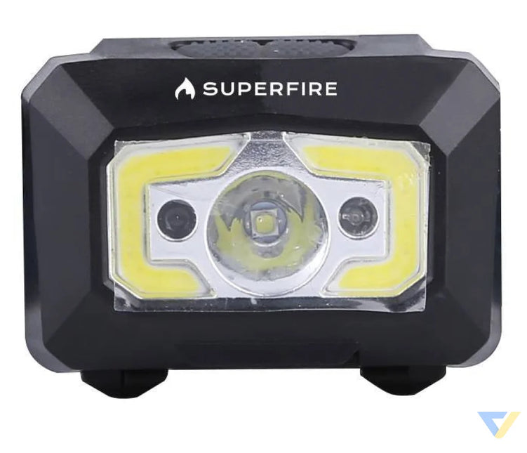 Headlamp Superfire X30 – 340lm USB 5 modes 130m Head flashlights