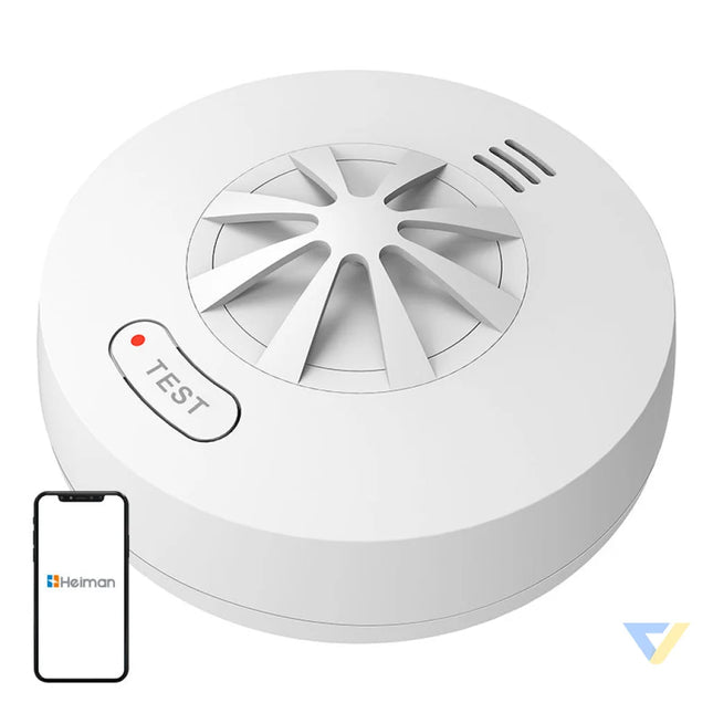 Heiman HM 5HW Interlinked Wireless Heat Sensor Alarm Sensors