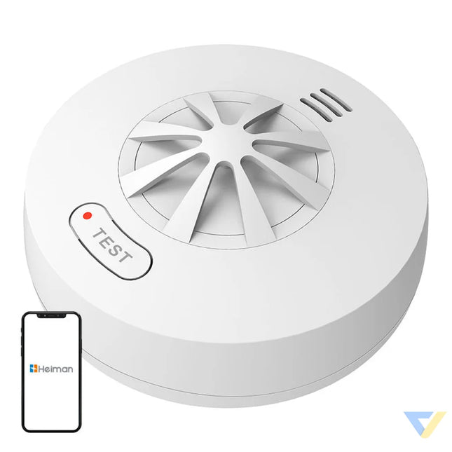 Heiman HM 5HW Interlinked Wireless Heat Sensor Alarm Sensors