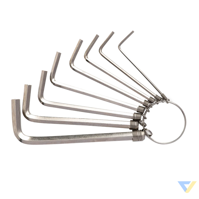 Hex Key Sets 1.5 6mm Deli Tools EDL3080 (silver) Screwdrivers