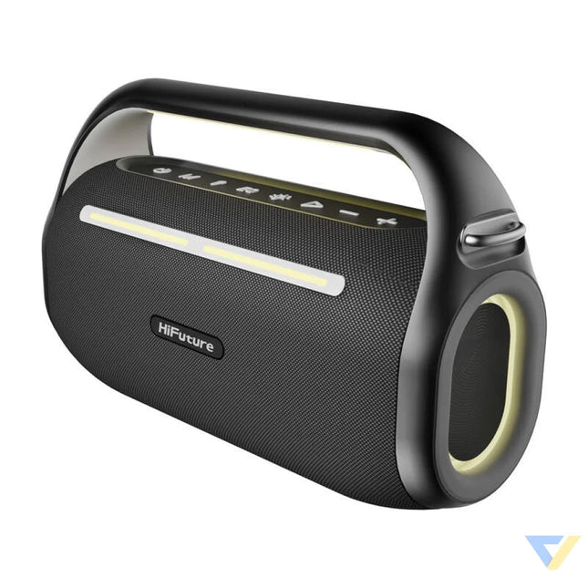 HiFuture Music Box 100 Bluetooth Speaker + 2 microphones (black) Bluetooth portable speakers