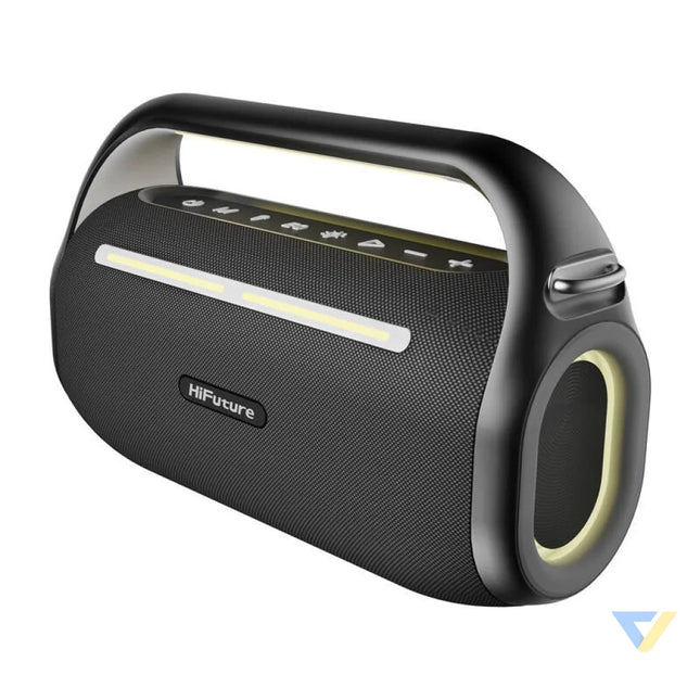 HiFuture Music Box 100 Bluetooth Speaker + 2 microphones (black) Bluetooth portable speakers