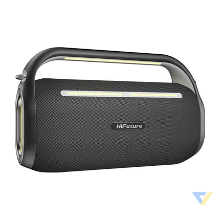 HiFuture Music Box 100 Bluetooth Speaker + 2 microphones (black) Bluetooth portable speakers