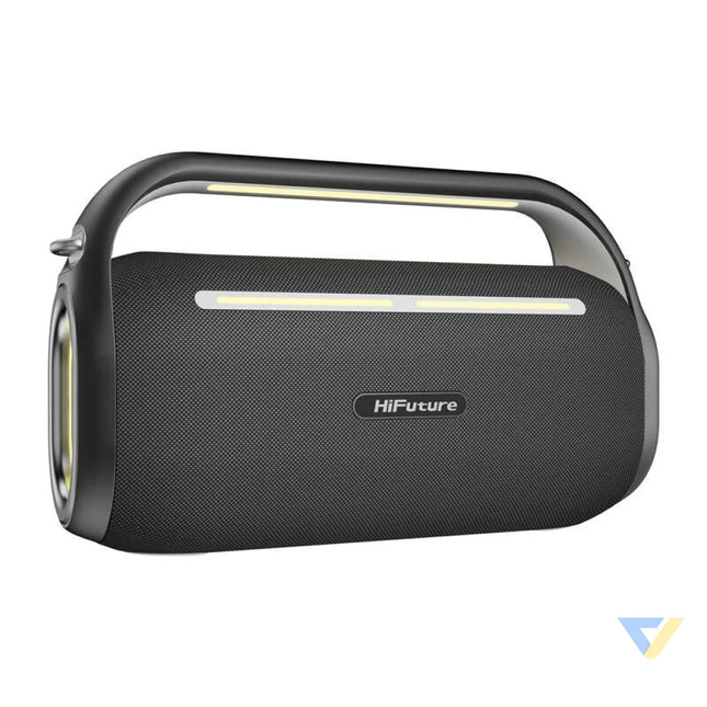 HiFuture Music Box 100 Bluetooth Speaker + 2 microphones (black) Bluetooth portable speakers
