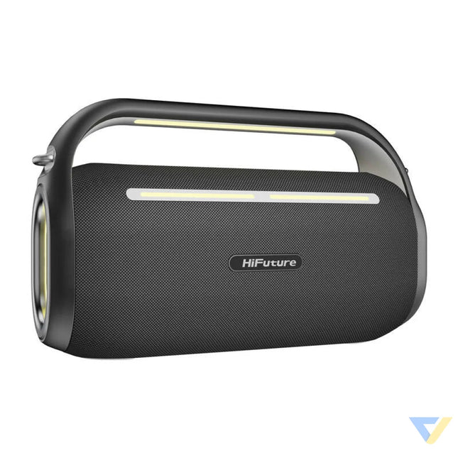 HiFuture Music Box 100 Bluetooth Speaker + 2 microphones (black) Bluetooth portable speakers