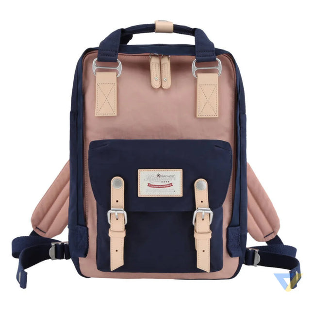 Himawari 188L 14’’ laptop backpack (navy blue and pink) Bags cases backpacks