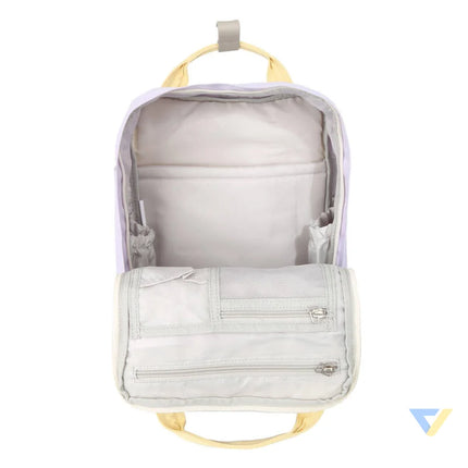 Himawari 194L 14’’ laptop backpack (purple and sand) Bags cases backpacks