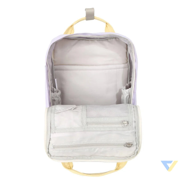 Himawari 194L 14’’ laptop backpack (purple and sand) Bags cases backpacks