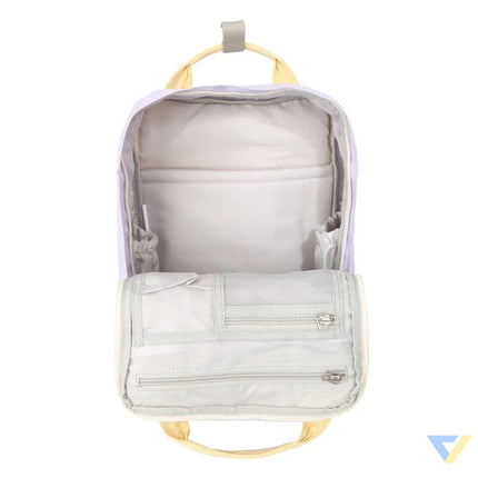 Himawari 194L 14’’ laptop backpack (purple and sand) Bags cases backpacks