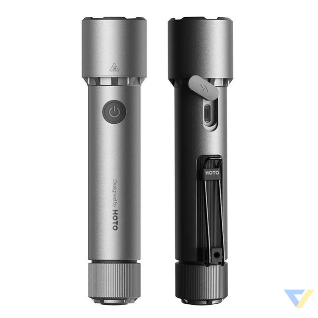 HOTO QWSDT005 tactical flashlight 2300lm IP68 3100mAh USB C Other