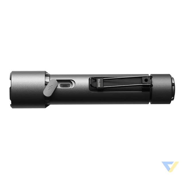 HOTO QWSDT005 tactical flashlight 2300lm IP68 3100mAh USB C Other