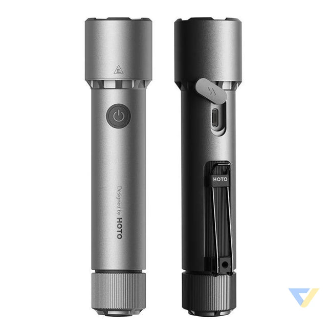 HOTO QWSDT005 tactical flashlight 2300lm IP68 3100mAh USB C Other