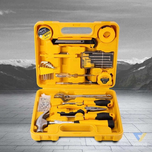 Household Tool Set 28 pcs Deli Tools EDL1028J Toolkits