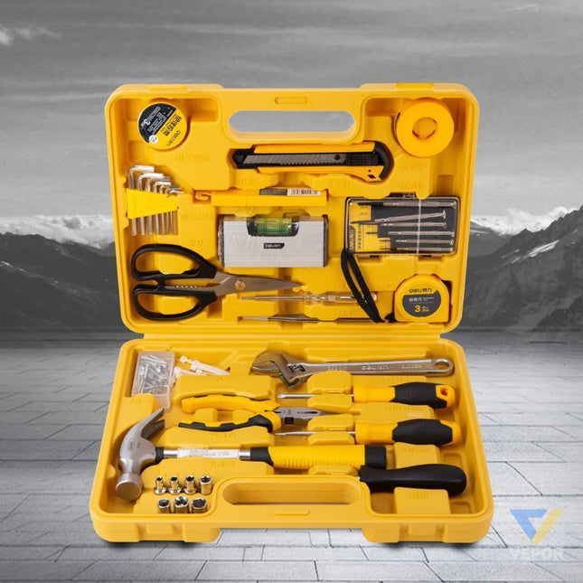 Household Tool Set 38 pcs Deli Tools EDL1038J Toolkits