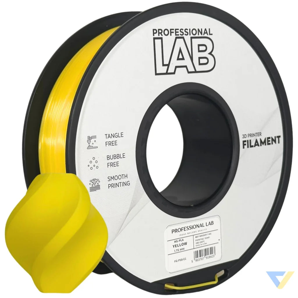 HS-PLA is optimized for high-speed printing while maintaining print quality, ideal for fast prototyping and reducing overall print times.