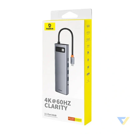 Hub 11in1 Baseus StarJoy Metal Glam Series USB C to HDMI + VGA + 3 x USB 3.0 + USB 2.0 + USB C PD + RJ45 + SD/TF