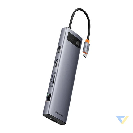 Hub 11in1 Baseus StarJoy Metal Glam Series USB C to HDMI + VGA + 3 x USB 3.0 + USB 2.0 + USB C PD + RJ45 + SD/TF