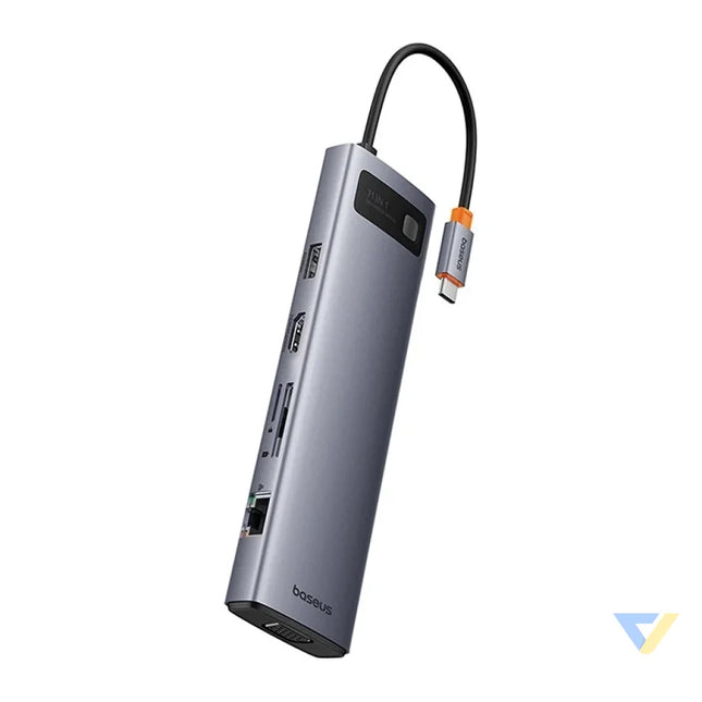 Hub 11in1 Baseus StarJoy Metal Glam Series USB C to HDMI + VGA + 3 x USB 3.0 + USB 2.0 + USB C PD + RJ45 + SD/TF