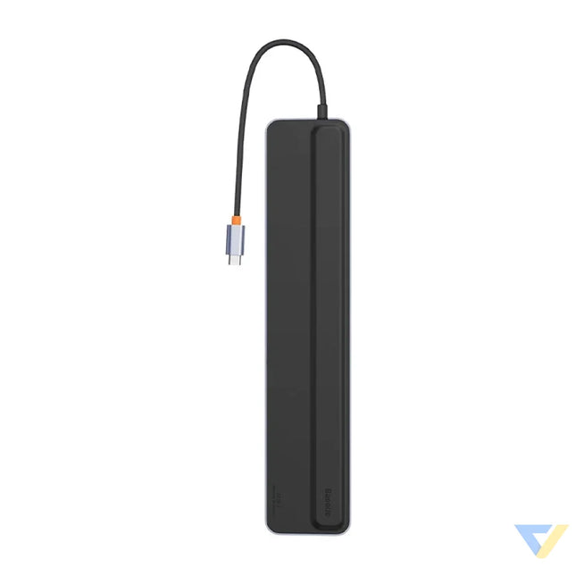 Hub 12w1 Baseus EliteJoy Gen2 series USB C do 2xHDMI + 3xUSB 3.0 + PD + DP + SD/TF + RJ45 + Type C + 3.5mm (dark grey)