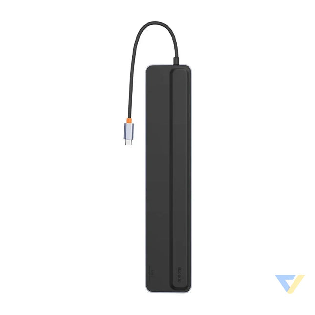 Hub 12w1 Baseus EliteJoy Gen2 series USB C do 2xHDMI + 3xUSB 3.0 + PD + DP + SD/TF + RJ45 + Type C + 3.5mm (dark grey)