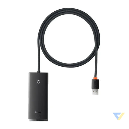 Hub 4in1 Baseus Lite Series USB to 4x USB 3.0 1m (Black) Hubs