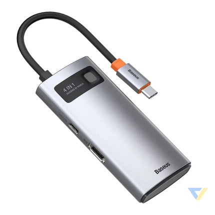 Hub 4in1 Baseus Metal Gleam Series USB C to USB 3.0 + USB 2.0 + HDMI + USB C PD Hubs