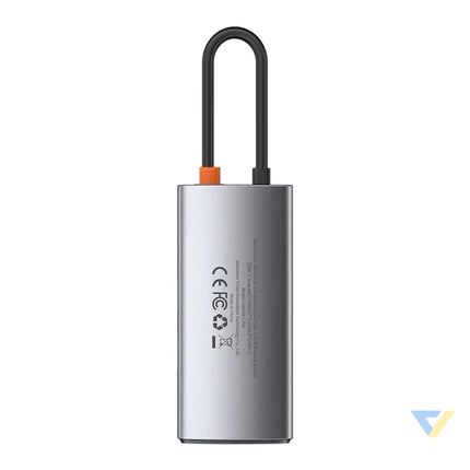 Hub 4in1 Baseus Metal Gleam Series USB C to USB 3.0 + USB 2.0 + HDMI + USB C PD Hubs