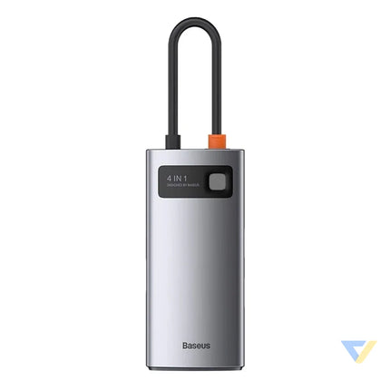 Hub 4in1 Baseus Metal Gleam Series USB C to USB 3.0 + USB 2.0 + HDMI + USB C PD Hubs