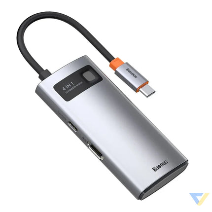 Hub 4in1 Baseus Metal Gleam Series USB C to USB 3.0 + USB 2.0 + HDMI + USB C PD Hubs