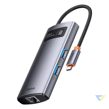 Hub 4in1 Baseus Metal Gleam Series USB C to 3x USB 3.0 + Ethernet RJ45 Hubs