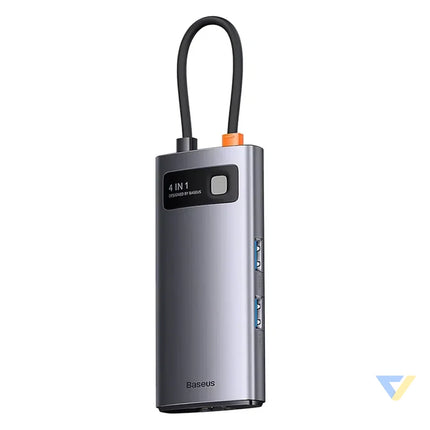 Hub 4in1 Baseus Metal Gleam Series USB C to 3x USB 3.0 + Ethernet RJ45 Hubs