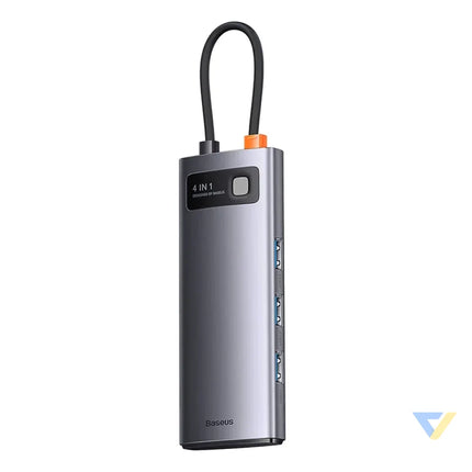 Hub 4in1 Baseus Metal Gleam Series USB C to 4x USB 3.0 Hubs