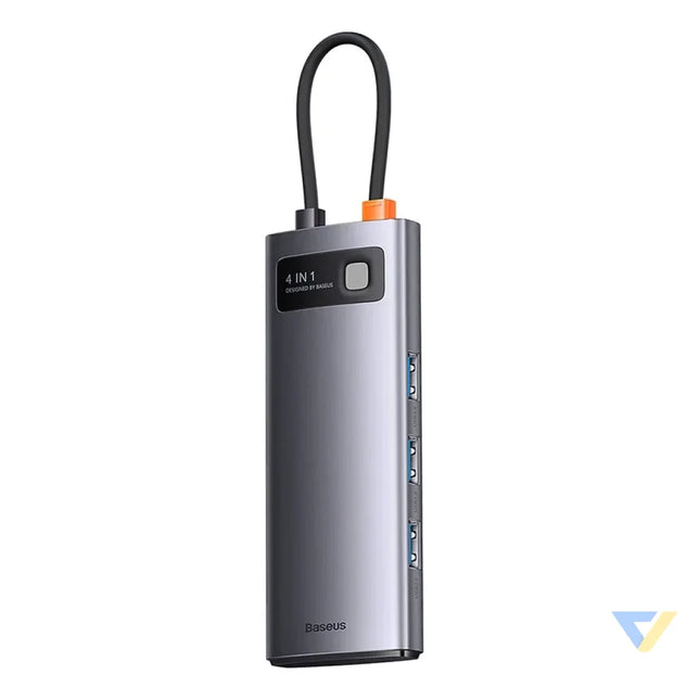 Hub 4in1 Baseus Metal Gleam Series USB C to 4x USB 3.0 Hubs