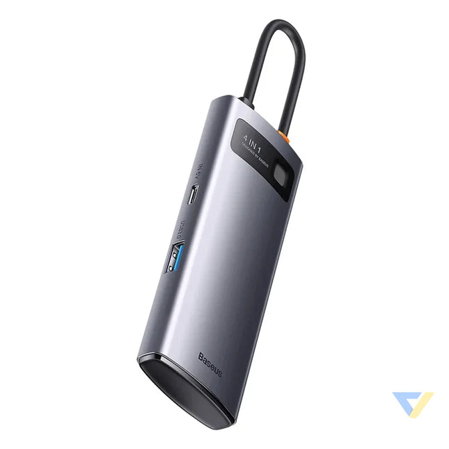 Hub 4in1 Baseus Metal Gleam Series USB C to 4x USB 3.0 Hubs