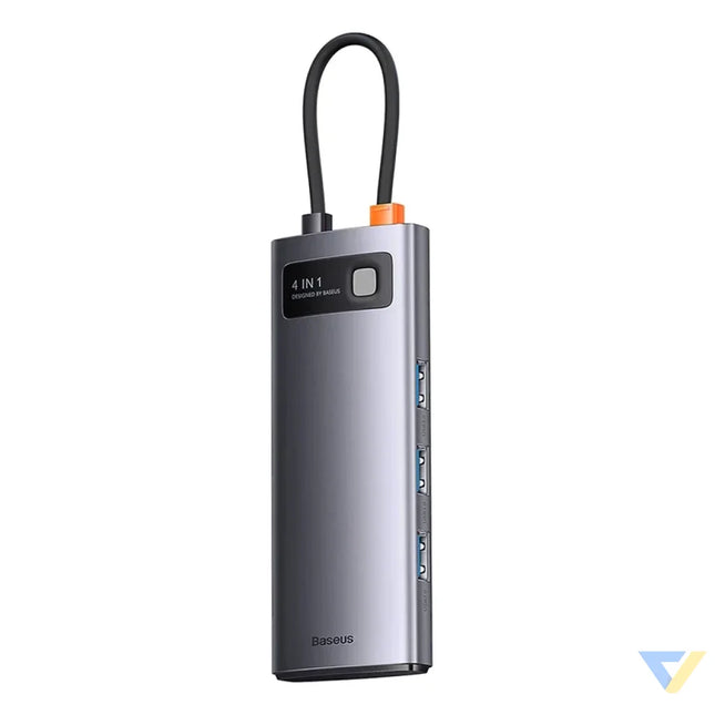 Hub 4in1 Baseus Metal Gleam Series USB C to 4x USB 3.0 Hubs