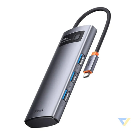 Hub 4in1 Baseus Metal Gleam Series USB C to 4x USB 3.0 Hubs