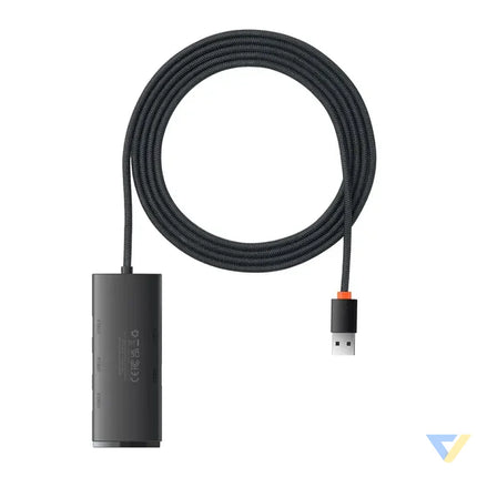 Hub 4w1 Baseus Lite Series USB do 4x USB 3.0 2m (czarny) Hubs