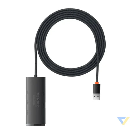 Hub 4w1 Baseus Lite Series USB do 4x USB 3.0 2m (czarny) Hubs