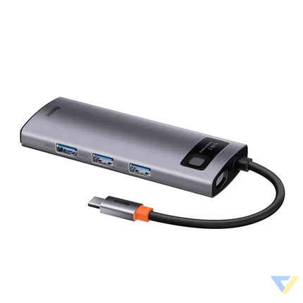 Hub 5in1 Baseus Metal Gleam Series USB C to 3x USB 3.0 + HDMI + USB C PD Hubs