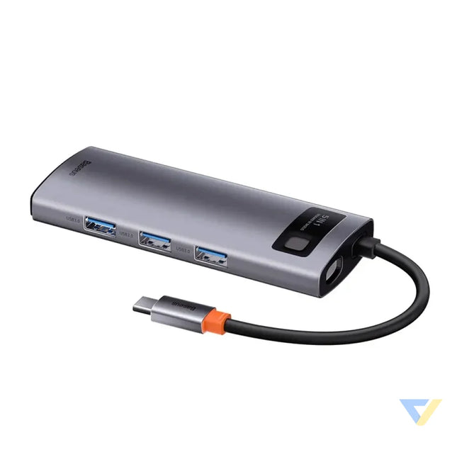 Hub 5in1 Baseus Metal Gleam Series USB C to 3x USB 3.0 + HDMI + USB C PD Hubs