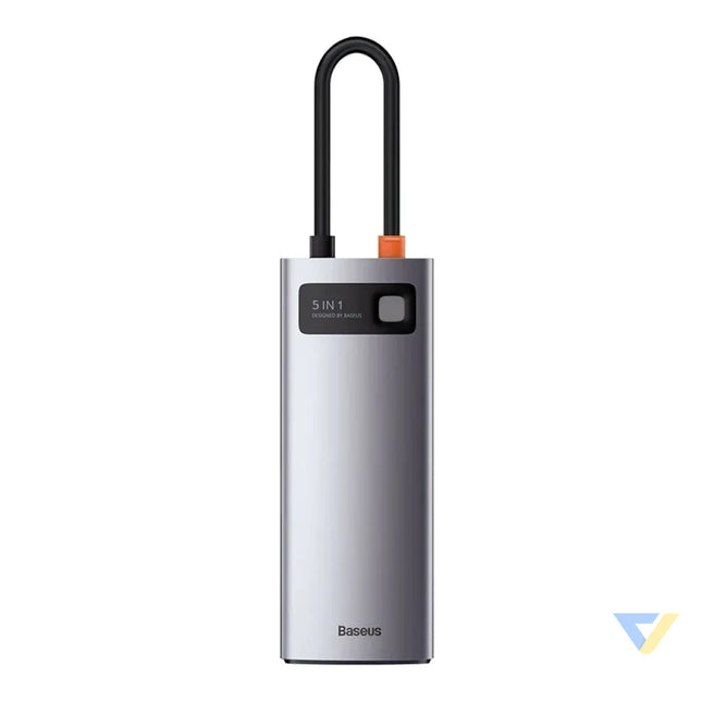 Hub 5in1 Baseus Metal Gleam Series USB C to 3x USB 3.0 + HDMI + USB C PD Hubs