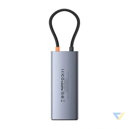 Hub 6in1 Baseus Metal Gleam 2 Series USB C to 2xUSB 3.0 + USB C + HDMI + USB C PD + Ethernet RJ45 Hubs