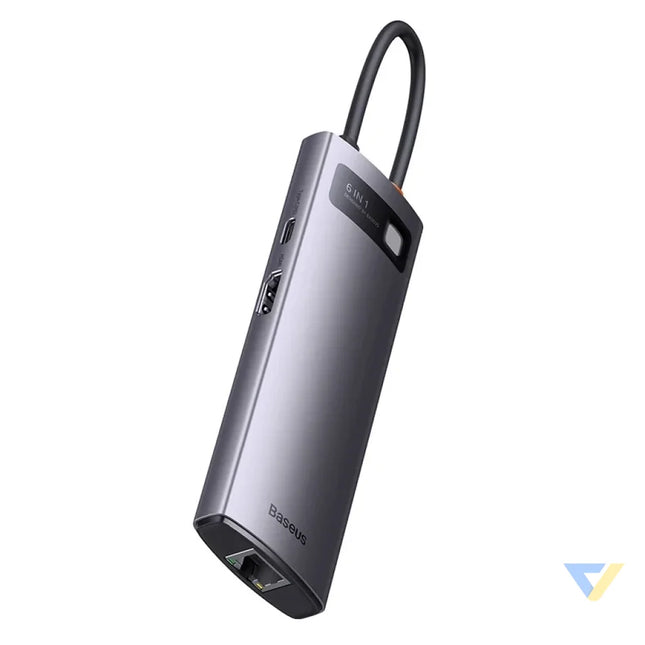 Hub 6in1 Baseus StarJoy Series USB C to 3x USB 3.0 + HDMI + USB C PD + RJ45 Hubs