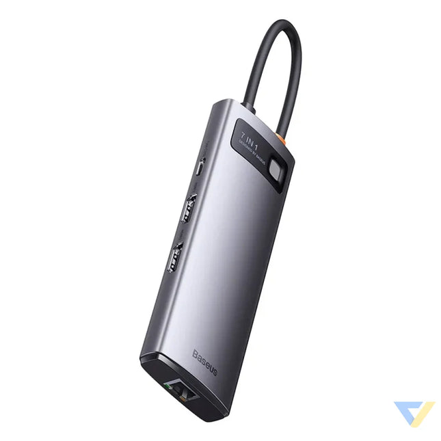 Hub 7in1 Baseus Metal Gleam Series USB C to 3x USB 3.0 + HDMI + USB C PD + VGA + Ethernet RJ45 Hubs
