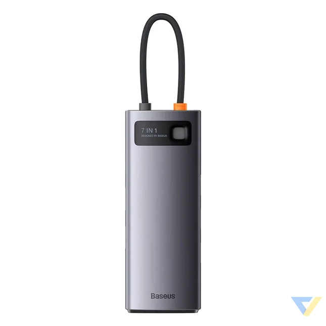 Hub 7in1 Baseus Metal Gleam Series USB C to 3x USB 3.0 + HDMI + USB C PD + VGA + Ethernet RJ45 Hubs