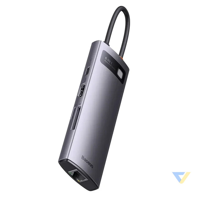 Hub 8in1 Baseus StarJoy Series USB C to 3x USB 3.1 + HDMI + USB C PD + RJ45 + microSD/SD Hubs