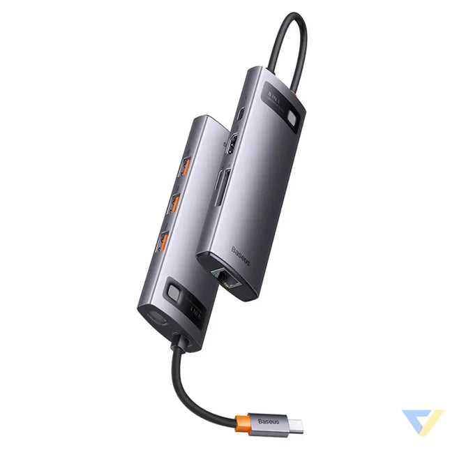Hub 8in1 Baseus StarJoy Series USB C to 3x USB 3.1 + HDMI + USB C PD + RJ45 + microSD/SD Hubs