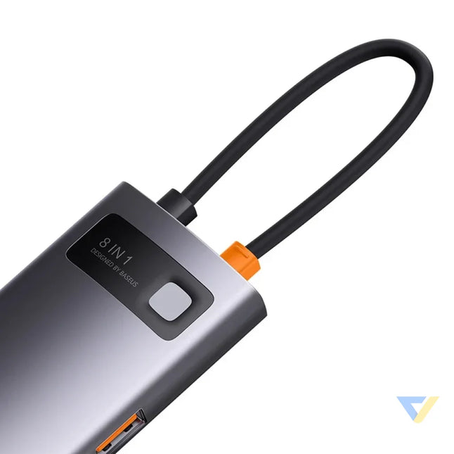 Hub 8in1 Baseus StarJoy Series USB C to 3x USB 3.1 + HDMI + USB C PD + RJ45 + microSD/SD Hubs