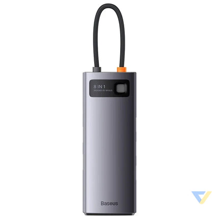 Hub 8w1 Baseus StarJoy Metal Glam Series USB C do HDMI + 3 x USB 3.0 + USB C PD + RJ45 + SD/TF Hubs